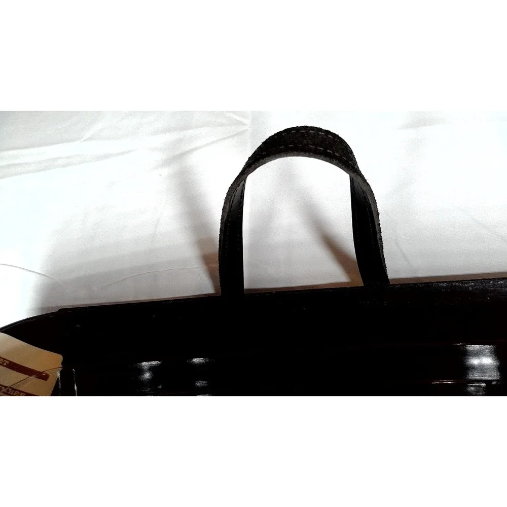 Longaberger Tidy Up‎ Basket Set Black Maplewood Handmade Protector Included